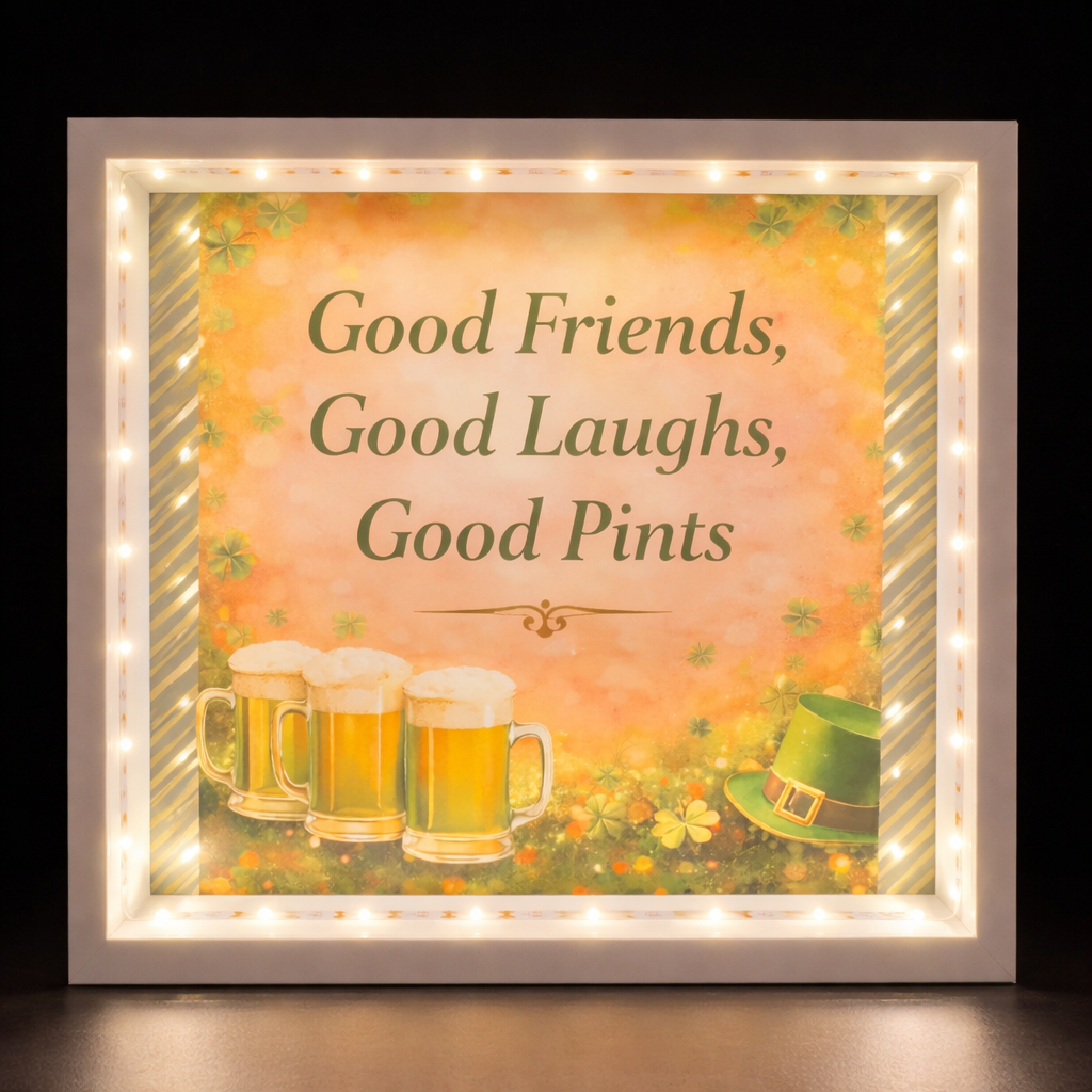 Cheers to Friendship β Light-Up Frame