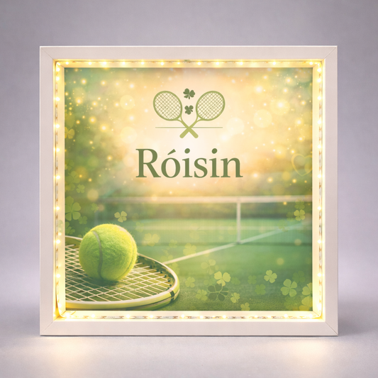 Irish Tennis Star – Light-Up Frame