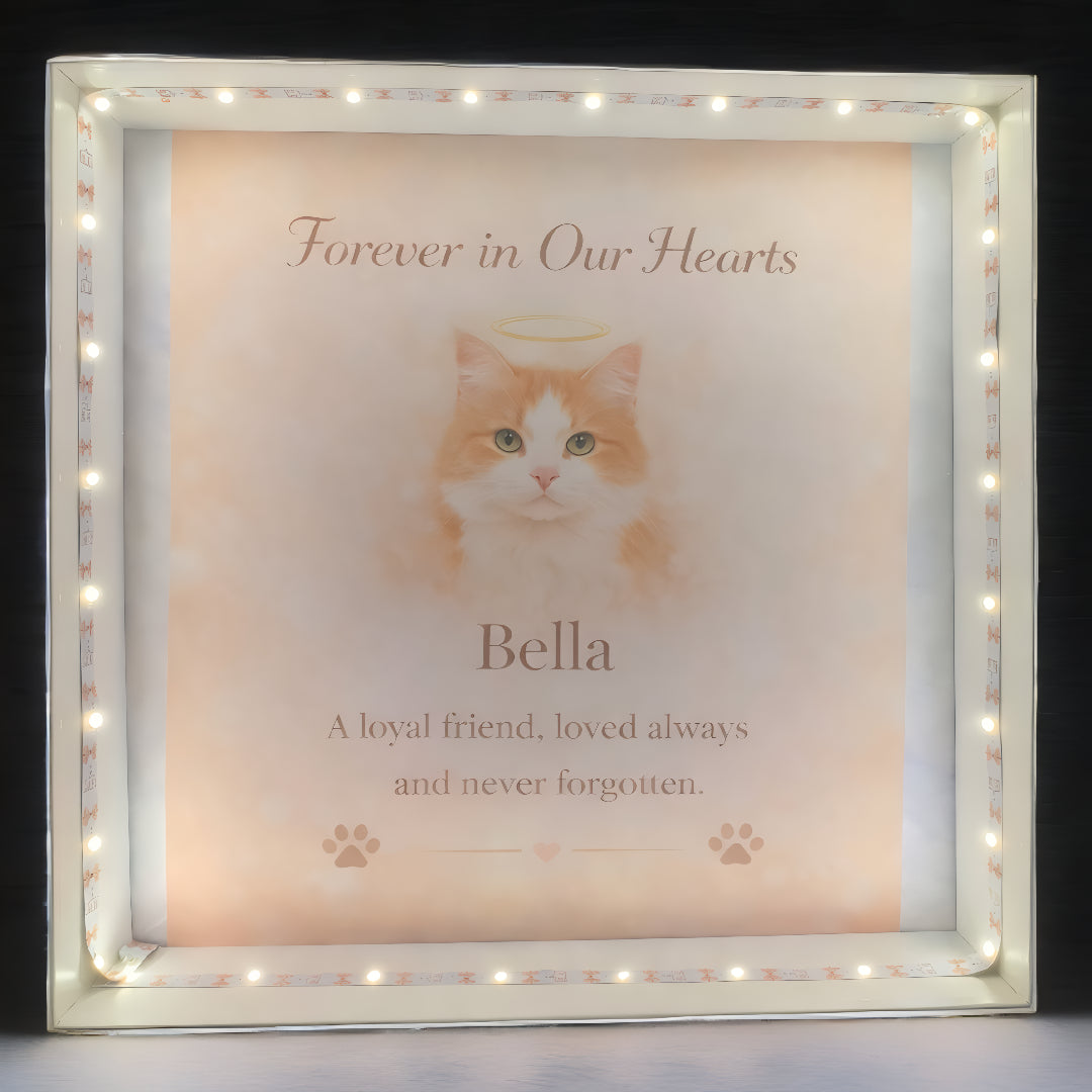 Pet Memorial Light-Up Frame