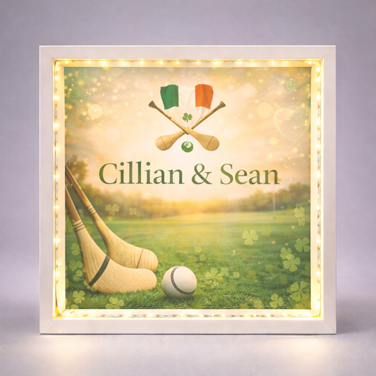 Proud Irish Hurling Fans – Light-Up Frame